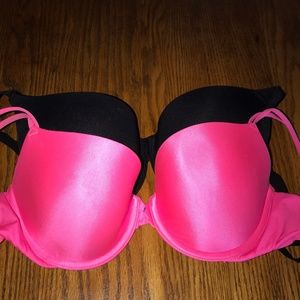 Lined Demi Victoria's Secret Bra and PINK Push Up